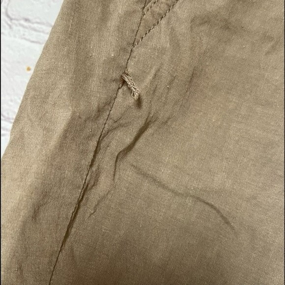 Eileen Fisher linen Bermuda walking shorts size 8 - Picture 2 of 6
